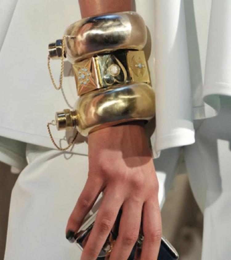 Gold Plated Bracelet Flask
