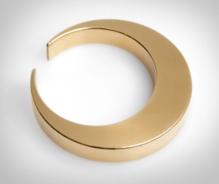 Brass Crescent Bottle Opener