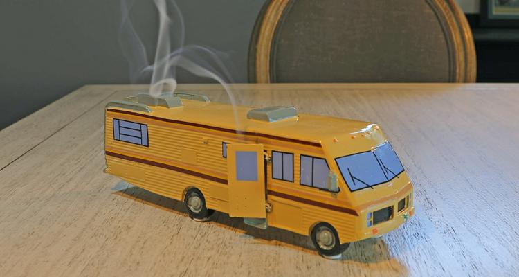 Breaking Bad RV Incense Burner - Blue Meth RV Incense Holder - Walter White RV Incense