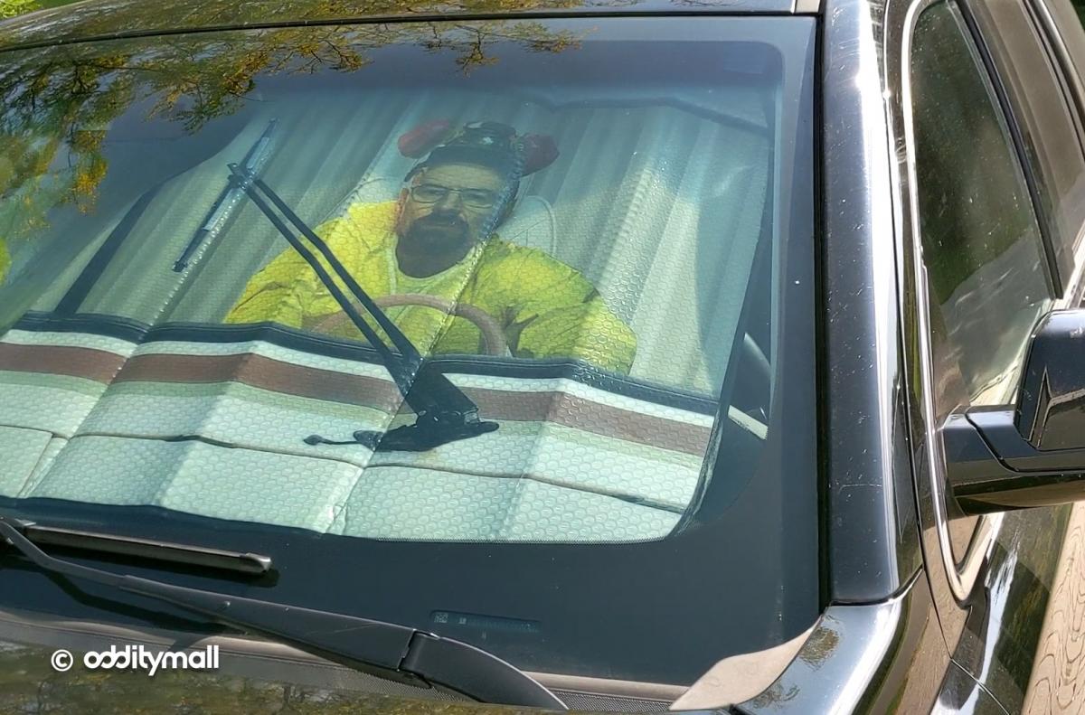 Breaking Bad RV Sunshade - Walt and Jess In RV Sunshade