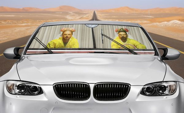 Breaking Bad RV Sunshade - Walt and Jess In RV Sunshade
