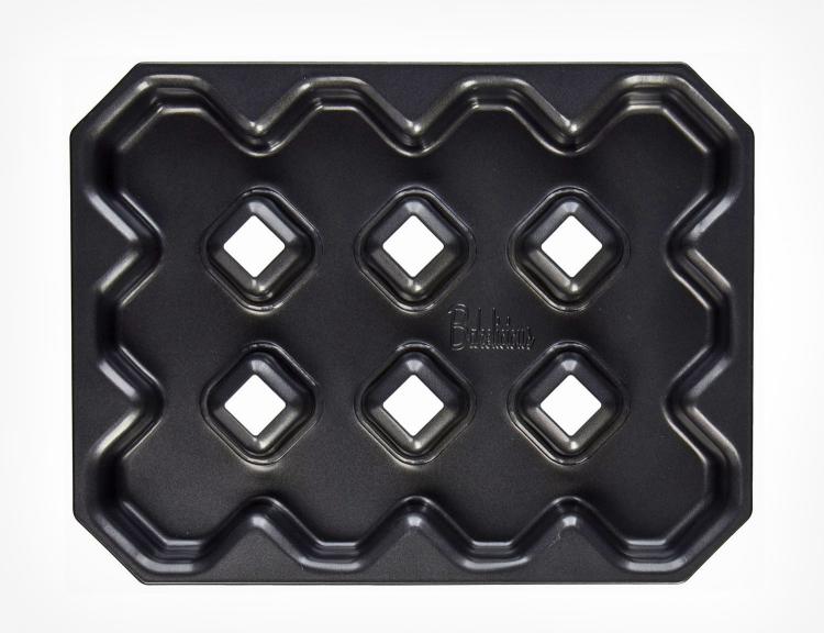 Add Edges Diamond Shaped Brownie Pan