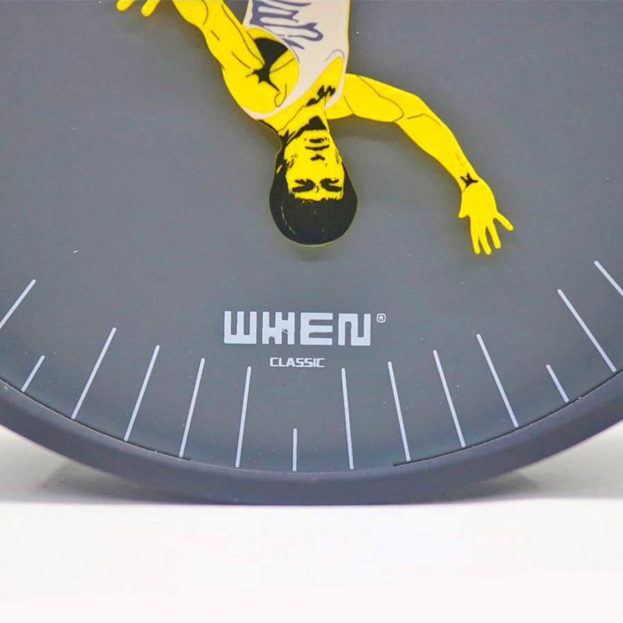 Bruce Lee Kicking Wall Clock - Funny kung fuck analog clock