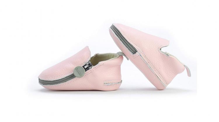 Buku Zip-Up Leather Baby Shoes - Hassle-free quick on baby shoes - Best zipper baby shoes