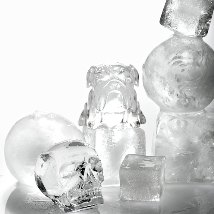 Bulldog Ice Mold Makes Bulldog shaped ice cubes