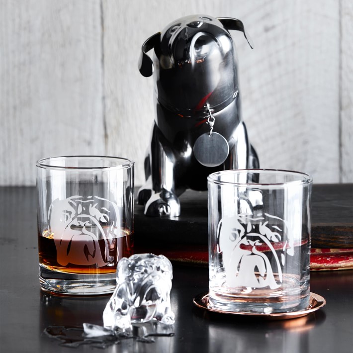 Bulldog Ice Mold Makes Bulldog shaped ice cubes