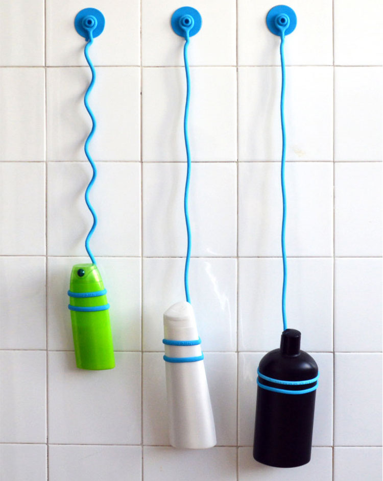 Bungee Bath - Shampoo Bottle Bungee Cord