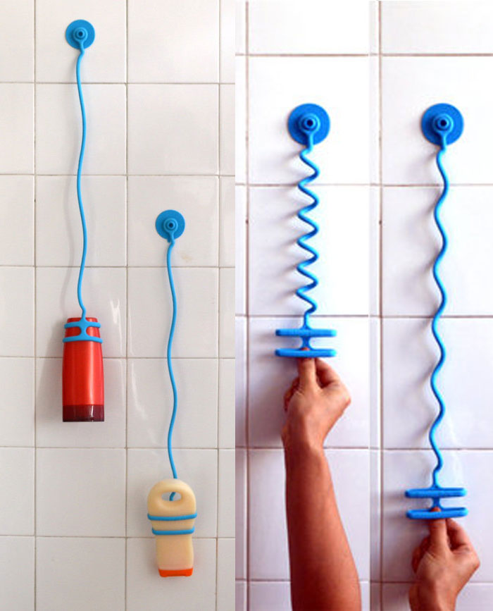 Bungee Bath - Shampoo Bottle Bungee Cord