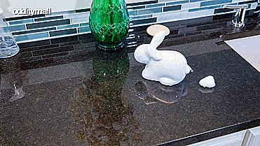 Bunny Cotton Ball Dispenser - Bunny Rabbit Butt cotton ball holder
