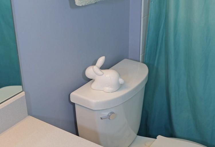 Bunny Cotton Ball Dispenser - Bunny Rabbit Butt cotton ball holder