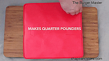 Shape and Store Master Burger Press - Burger Press Makes 8 Perfect Burger Patties at a time