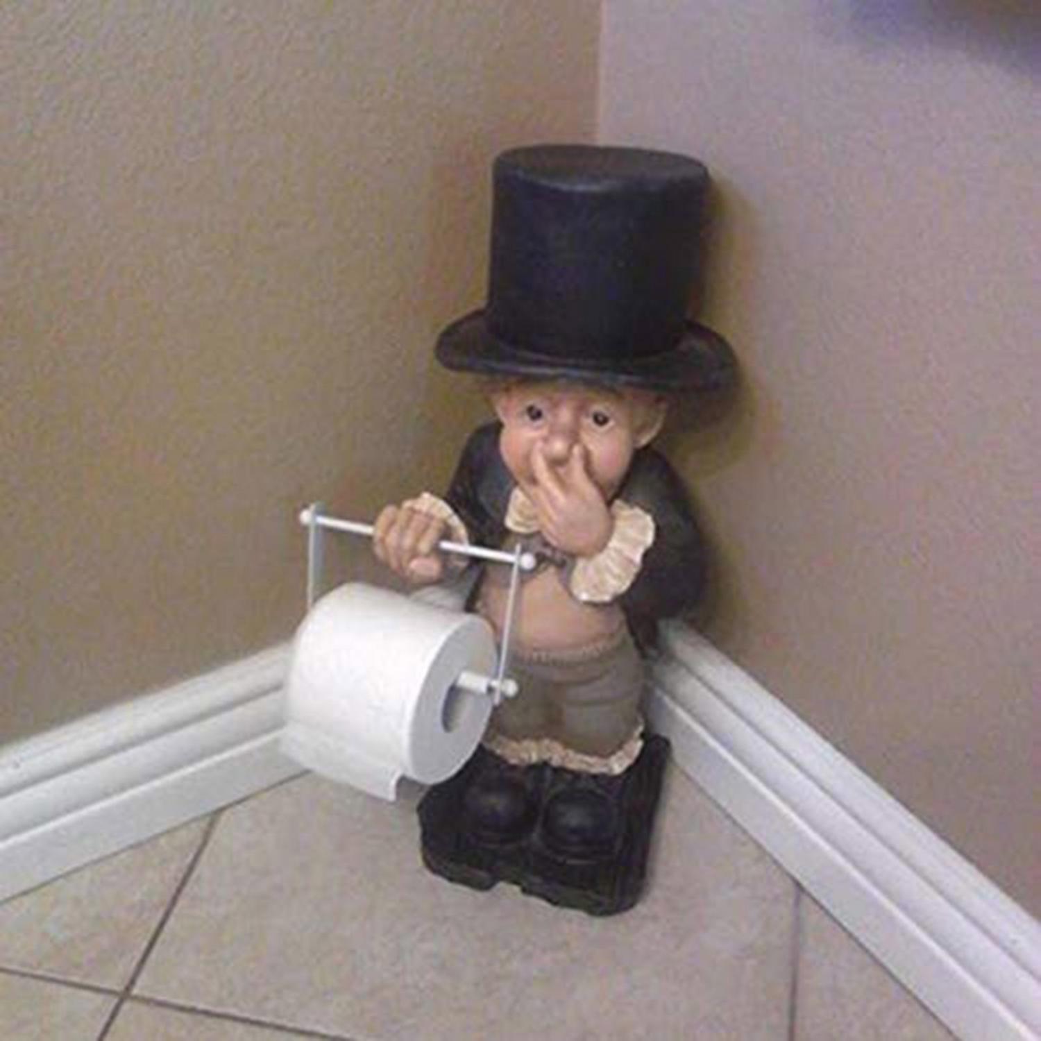 Stinky Butler Toilet Paper Holder