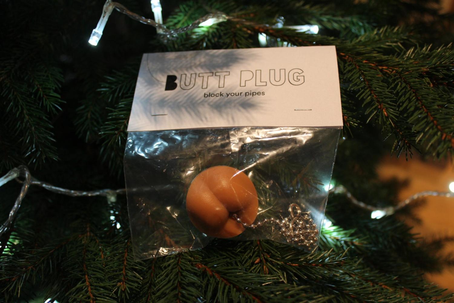 Butt shaped sink plug - butt beads bathtub stopper