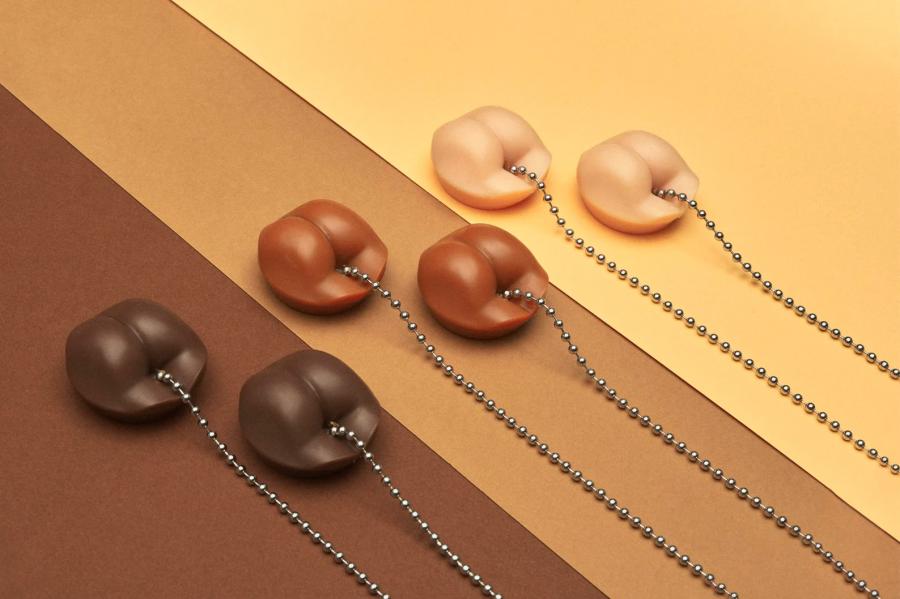Butt shaped sink plug - butt beads bathtub stopper