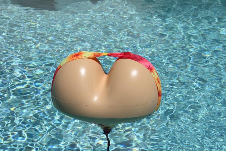 Boobs Buoy - Water Buoy Shaped Like Boobs