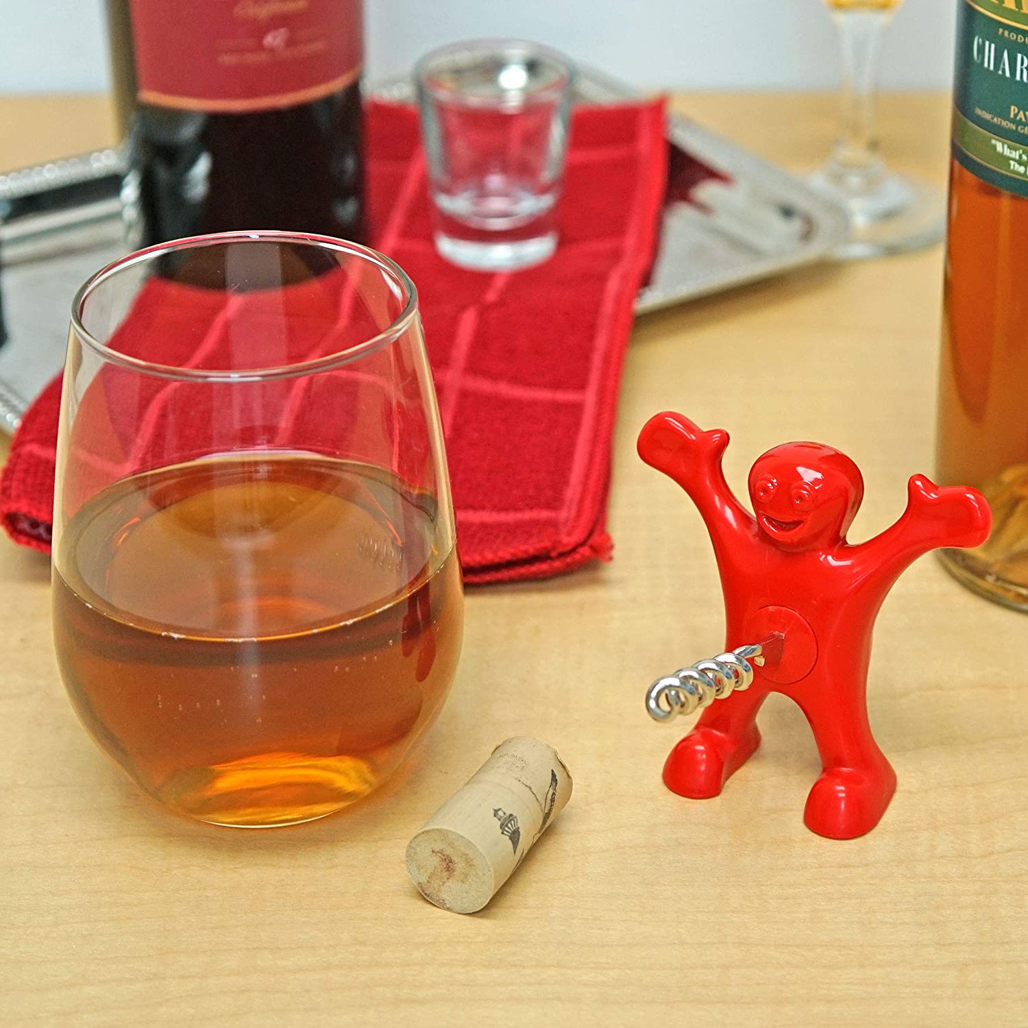 Sir Perky Novelty Corkscrew - Funny Inappropriate wine bottle corkscrew