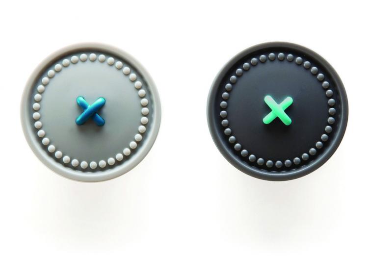 Button Up Magnetic Towel Holder Button