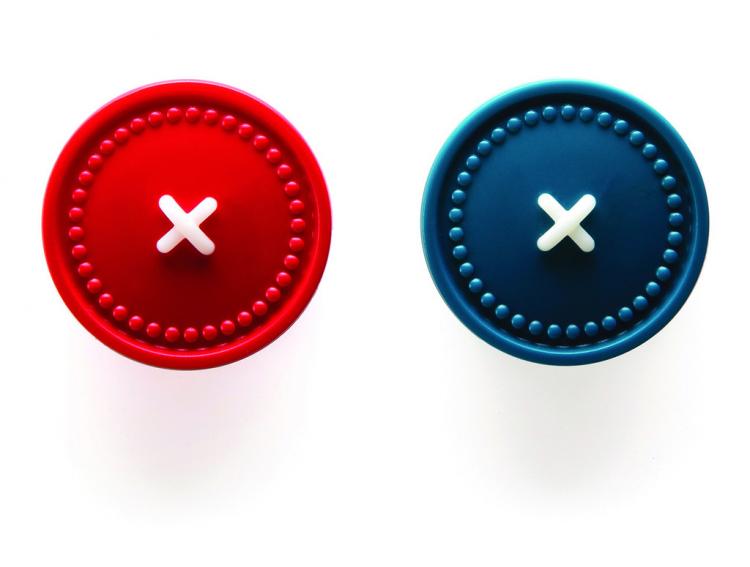 Button Up Magnetic Towel Holder Button