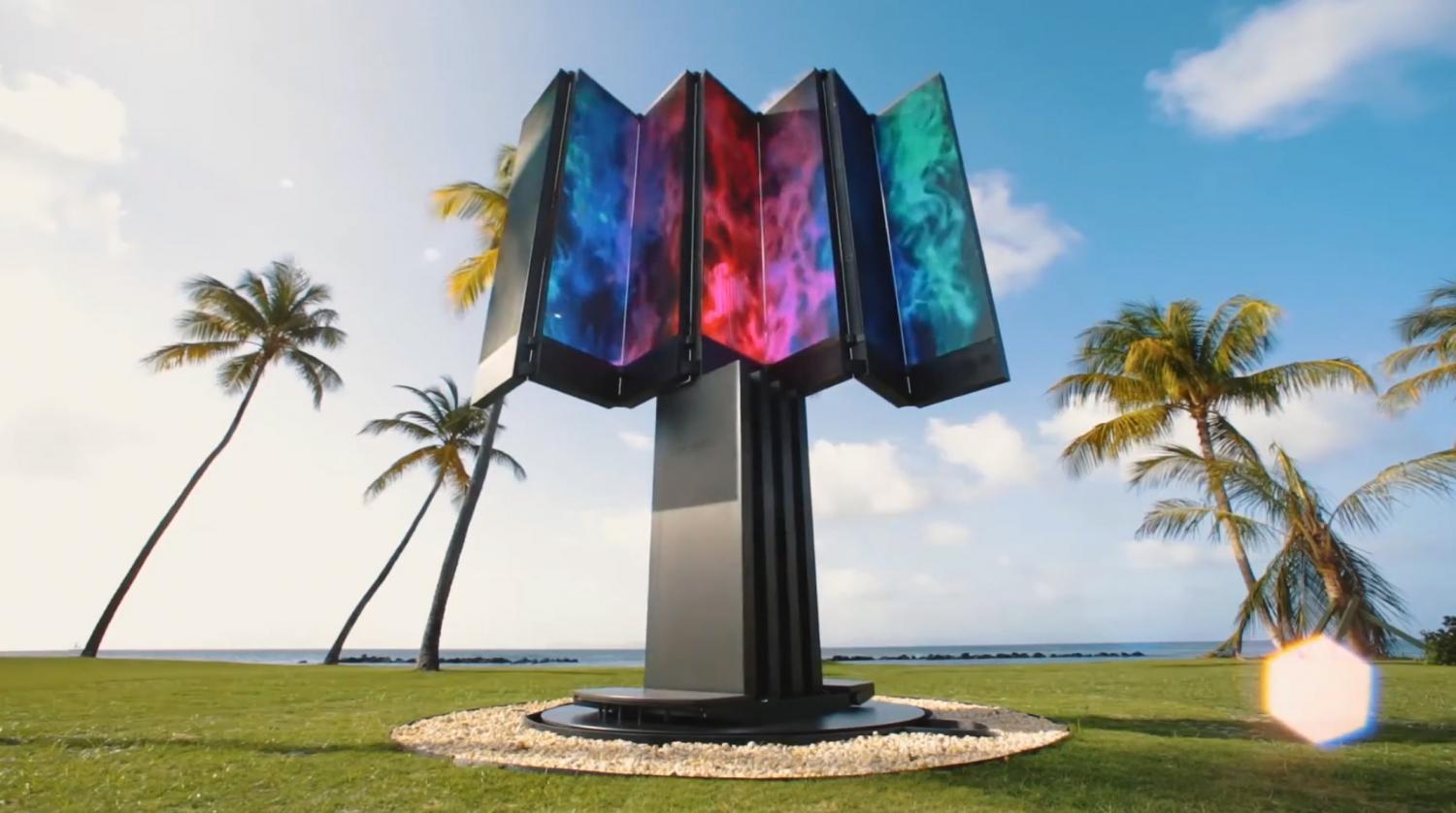 C SEED Giant Folding Television - Luxury fold-away TV