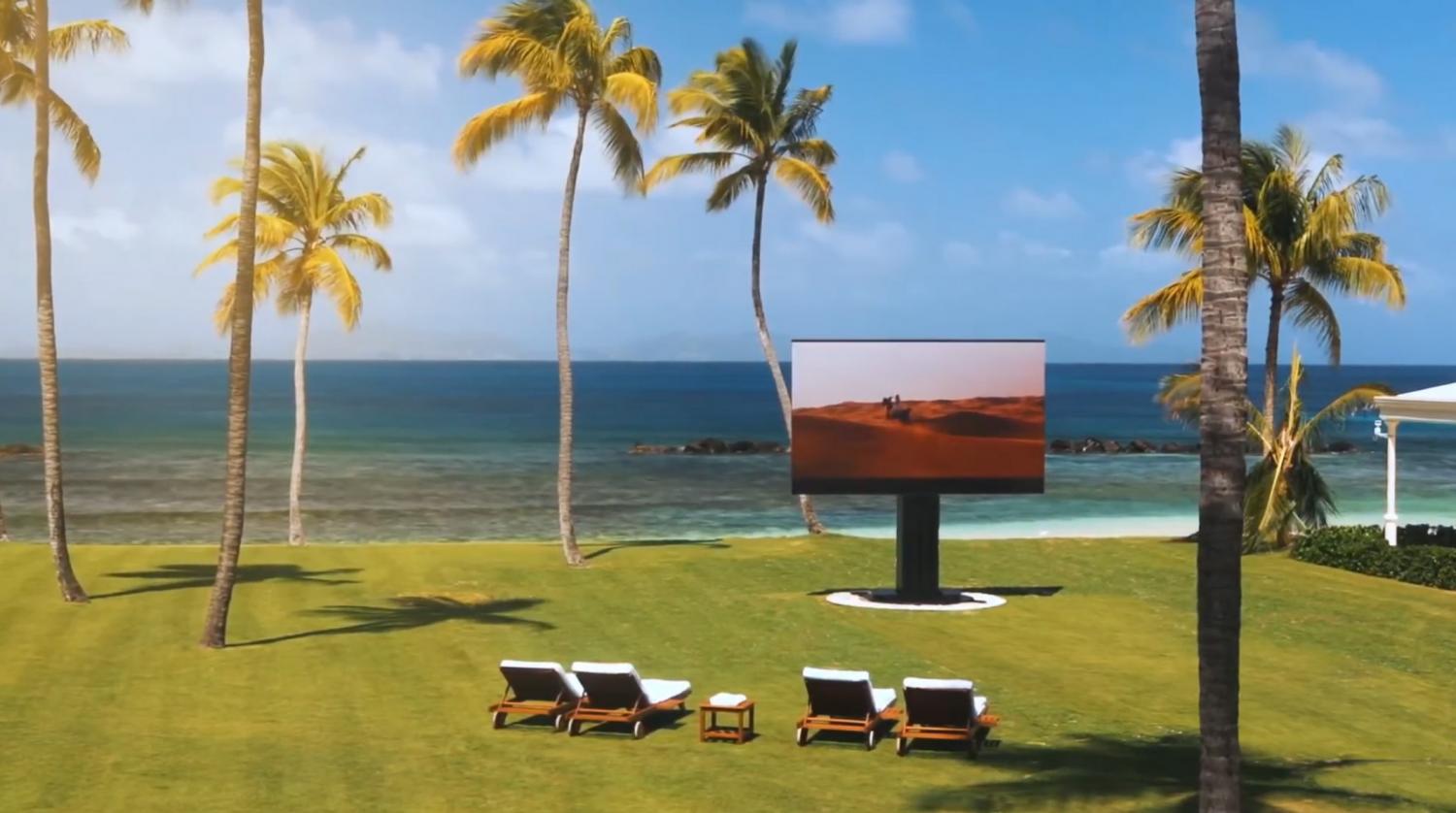 C SEED Giant Folding Television - Luxury fold-away TV