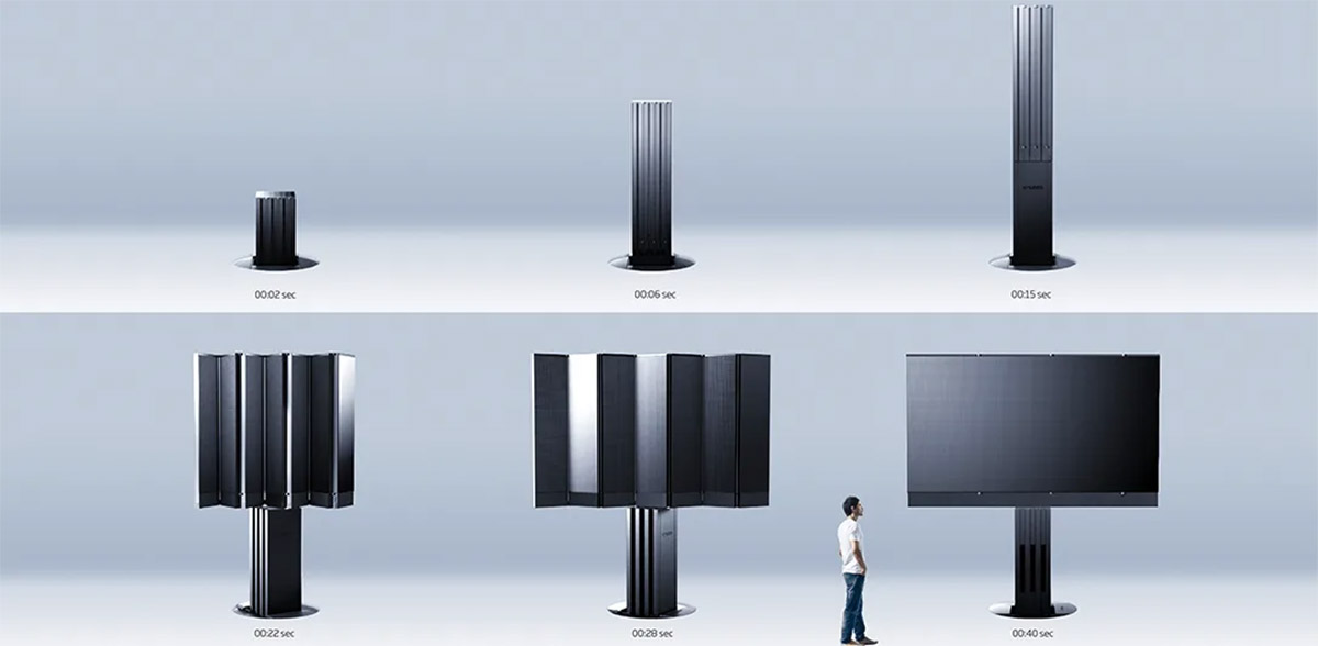 C SEED Giant Folding Television - Luxury fold-away TV