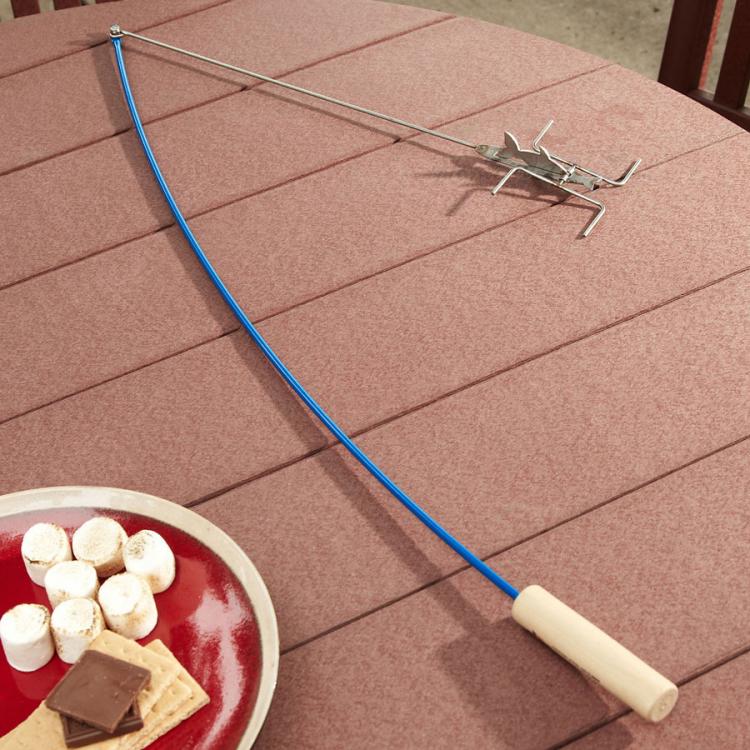 Campfire Fishing Pole Roaster