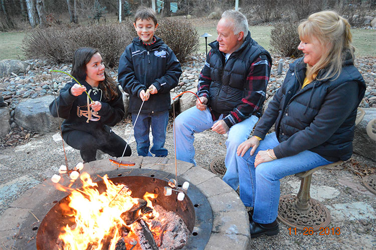 Campfire Fishing Pole Roaster