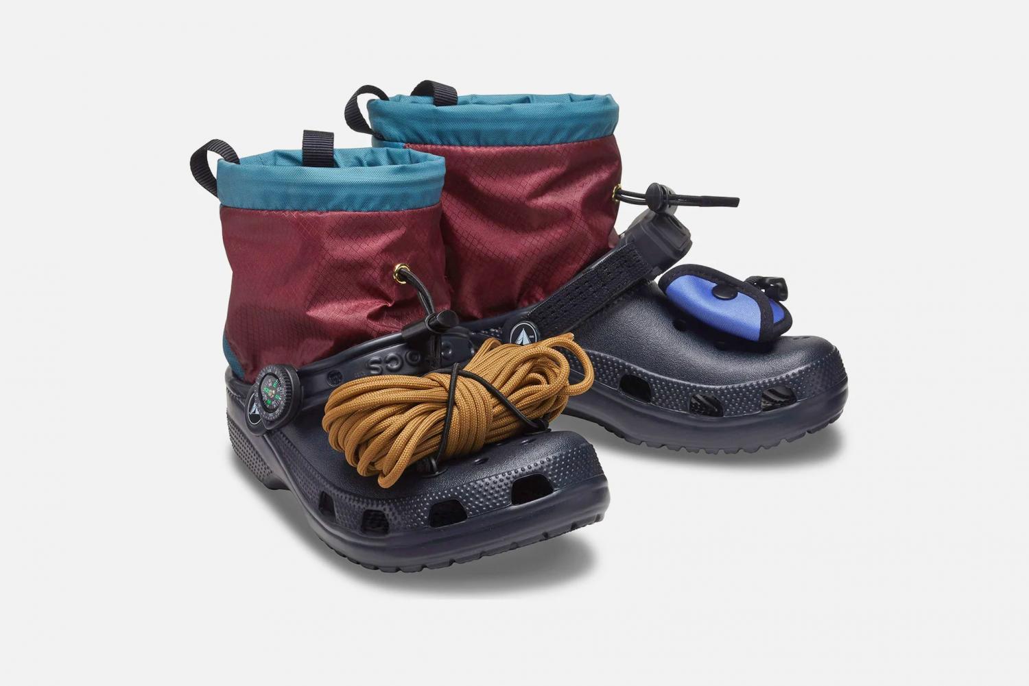 Camping Crocs That Have Built-in Survival Tools On Them - Campsite Classic Clog Hiking Crocs