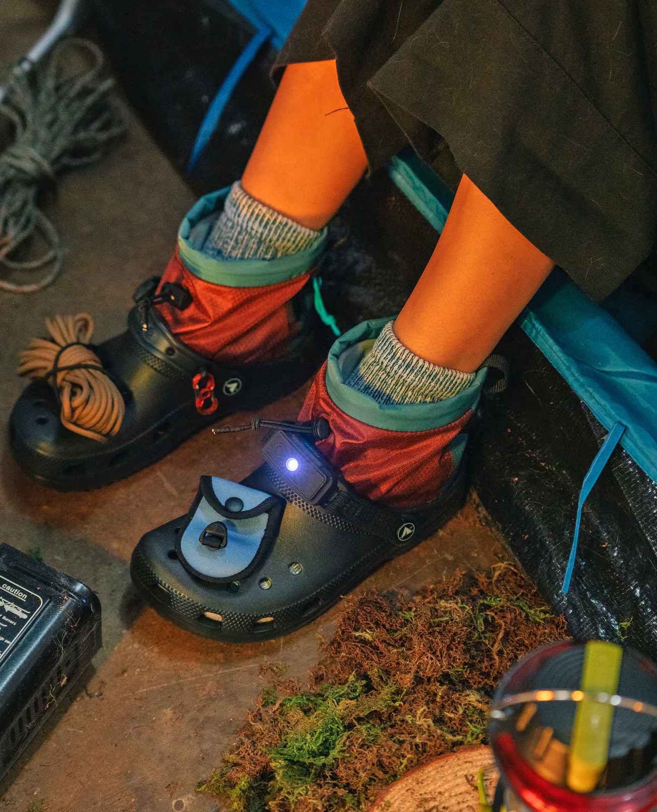 Camping Crocs That Have Built-in Survival Tools On Them - Campsite Classic Clog Hiking Crocs