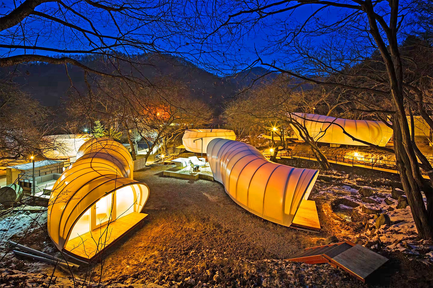 Donut shaped camping tent - Camping Doughnut Tent