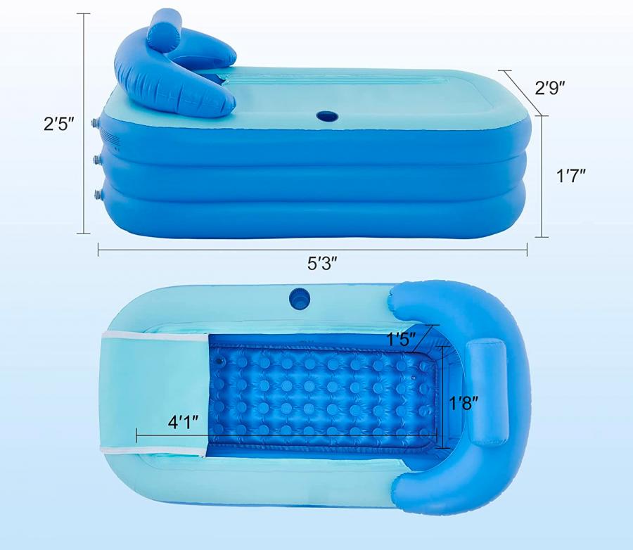 Inflatable bathtub - blow up bath tub