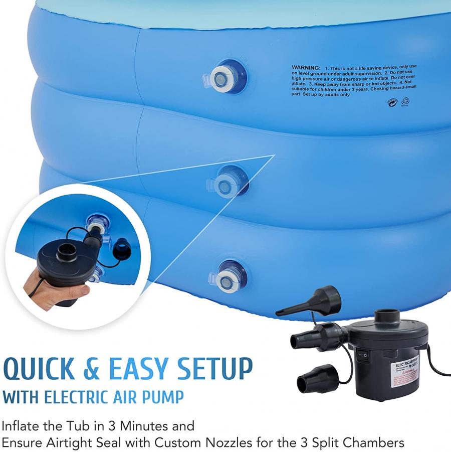 Inflatable bathtub - blow up bath tub