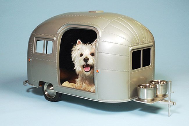 Camping Trailer Dog Beds - Canine Campers RV shaped dog beds