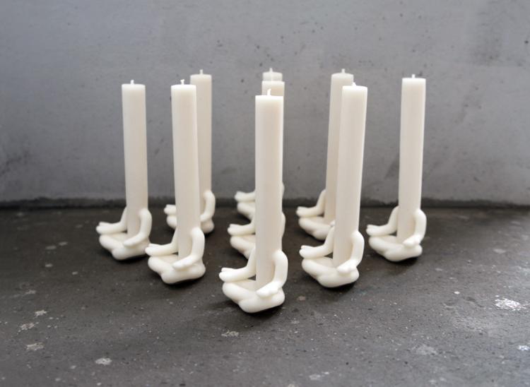 Meditating Candle Man