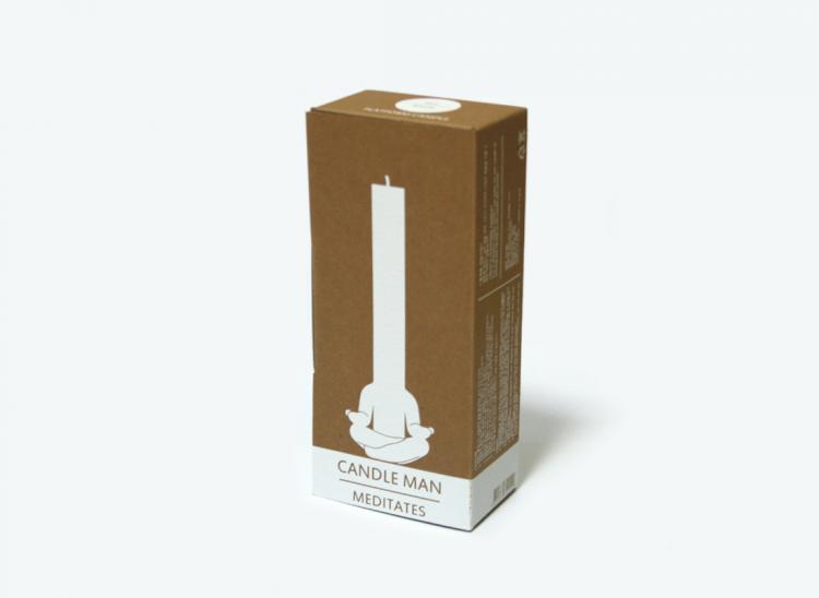 Meditating Candle Man