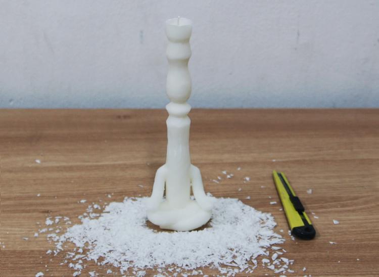 Meditating Candle Man