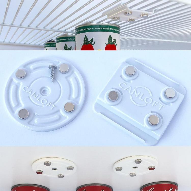 CanLoft Magnetic Canned Food Hangers Save Space In Your Pantry