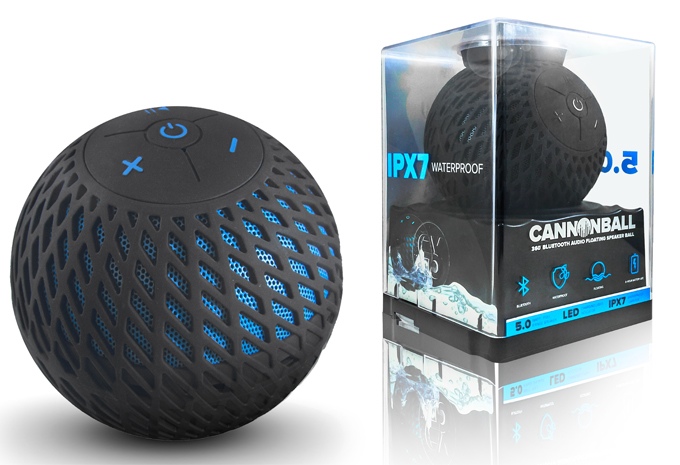 Cannonball Audio - Waterproof ball-shaped speaker - Floating speaker for the pool/lake