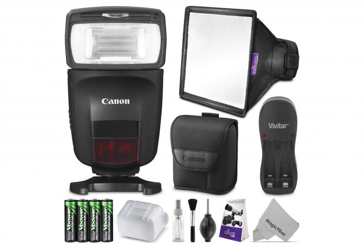 Canon Speedlite 470EX-AI Automatic flash robot finds the best spot for bursting dslr camera flash - Canon A.I. flash