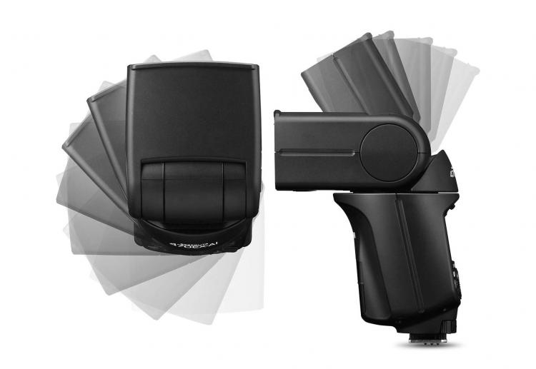 Canon Speedlite 470EX-AI Automatic flash robot finds the best spot for bursting dslr camera flash - Canon A.I. flash