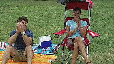 Canopy Chair Lawn Chair With A Sun Guard - Kelsyus pull-up canopy chair