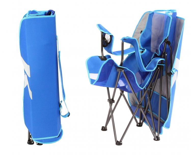 Canopy Chair Lawn Chair With A Sun Guard - Kelsyus pull-up canopy chair