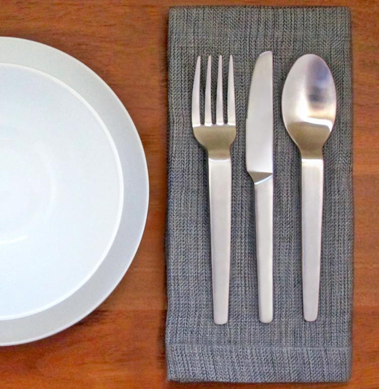Cantilever Flatware - Don't Touch The Surface of Table