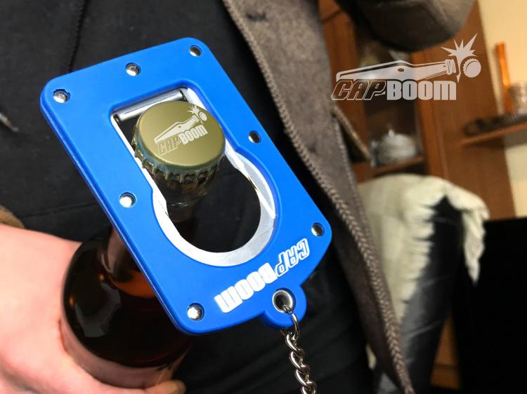 Capboom Bottle Cap Launcher - Launch beer bottle caps like a champagne cork