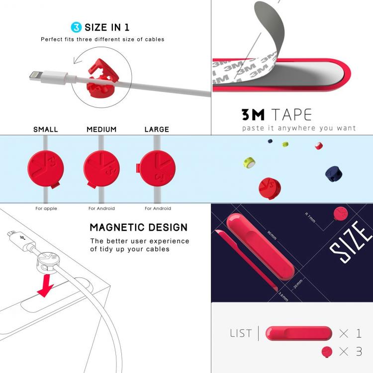 Magnetic Cord Holder For Your Car