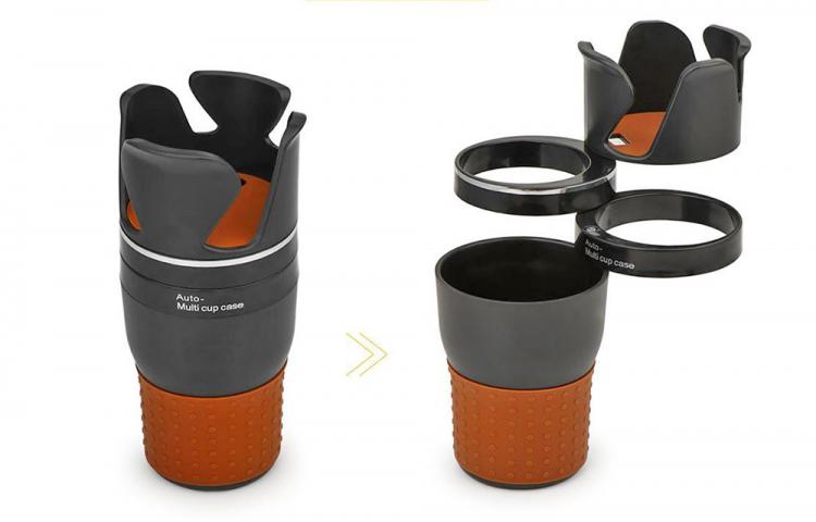Smart Multi-Cup Car Cup-Holder and Storage - Auto Multi-Cup Holder Case