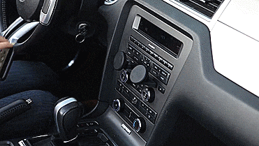 DuoMount CD Slot Phone and Tablet Car Dashboard Mount - GIF