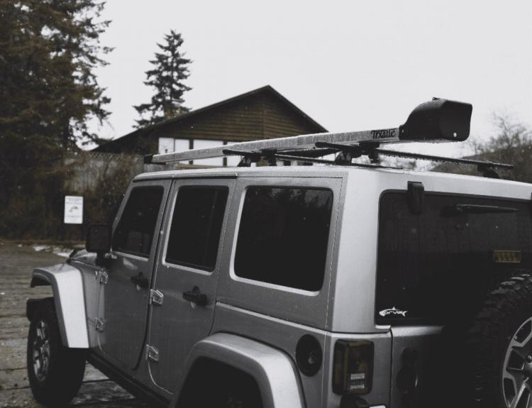 Car Rooftop Fishing Rod Holders Save Space and Prevents Damage - Trxstle CRC System car roof fishing rod mount