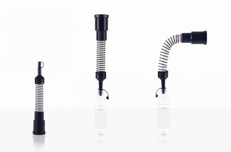 Urinate In Car Aid Extendable Water Bottle Hose - The Car Pool pee tube
