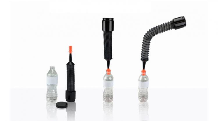 Urinate In Car Aid Extendable Water Bottle Hose - The Car Pool pee tube